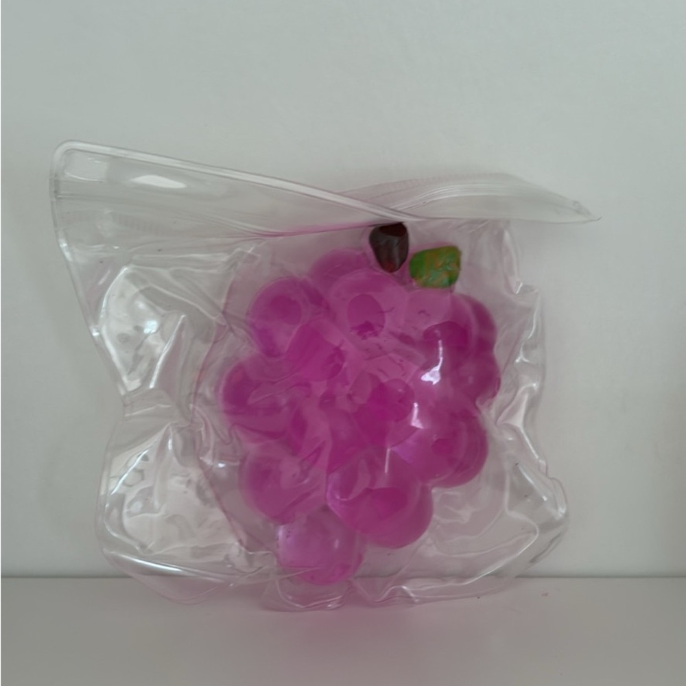 Sensory squish for kids and adults. Grape Squish, strawberry squish, & coconut